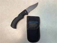 GERBER Lock Blade Folding Knife W/Sheath, 8.5in