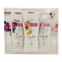 Olay Fresh Outlast Body Wash, 3-pack