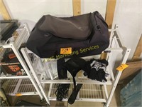 Sac Tour Pack Bag - some wear, 3 Pair Riding Glove