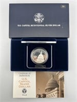 1994-S US Comm. Capitol Silver Proof Dollar