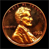 Proof 1962 Lincoln Cent TOP POP! 1c Graded pr69 rd