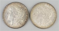 1888 & 1897 90% Silver Morgan Dollars.