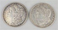 1887 & 1887-O 90% Silver Morgan Dollars.