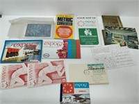Expo 67 and others 60s ephemeraand booklets