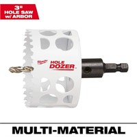 3 in. Hole Dozer Bi-Metal Hole Saw with 3/8 Arbor