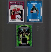 Lot of 3 Rookie Patches.  Kendre Miller Green