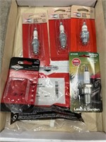 4 new Spark Plugs & Briggs & Stratton fuel f