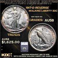 ***Auction Highlight*** 1917-d Reverse Walking Lib