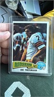 1975 Joe Theismann ROOKIE CARD
