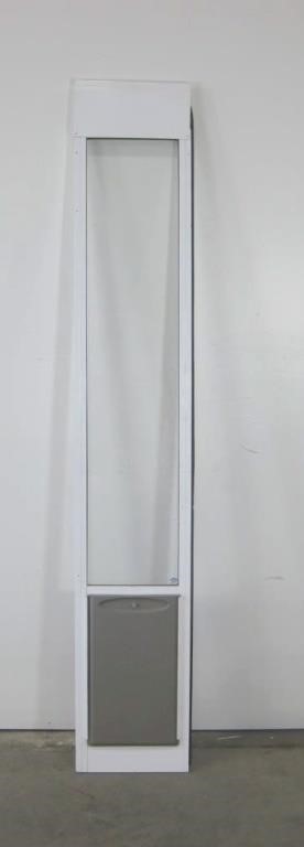 81" Tall Glass Dog Door