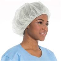 Careoutfit Disposable Bouffant (Hair Nets) Caps, S