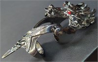 Articulating dragon ring size 6.5 and 4.5