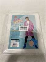 2PC  EVA LIGHTWEIGHT RAINCOATS, SIZE: 120-160 CM