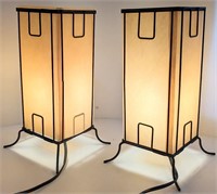 Pair Art Deco Table Lamps
