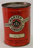MASTER LUBRICANTS 5 LB. CAN