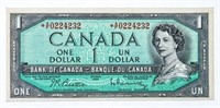 Bank of Canada 1954 $1 * (AF) Replcement GEM UNC 1