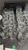 ICET ARTE MURANO CRYSTAL COCKTAIL GLASSES & MUGS