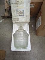 Large Glass Street Light Globe with Ballast