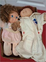 Cabbage patch doll and other doll