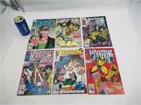 6 comics book Wolverine