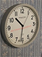 Sterling & Noble Wall Clock (bathroom)