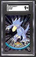 Pokemon 1999 Topps Golduck Black Logo Foil