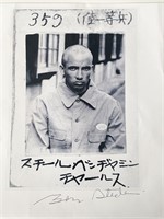 WW2 survivor Ben Steele signed photo
