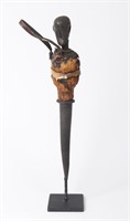 African Carved Voodoo Stake