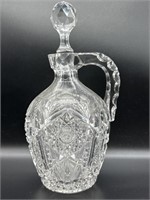 Brilliant Cut American Glass Decanter w/ Stopper