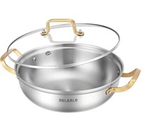 New Delaro stainless steel cooking pan