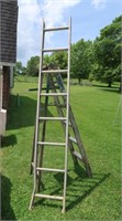 6 ft Aluminum Ladder, 8 ft Straight Aluminum