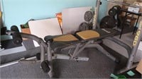 Body Champ 960 Bench Press w/Weights & Dumbells