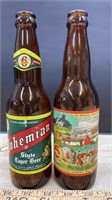 2 Vintage Sicks' Regina Brewery LTD. Beer Bottles