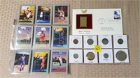 Basketball Cards, Foreign Coins, FIrst Day Cover
