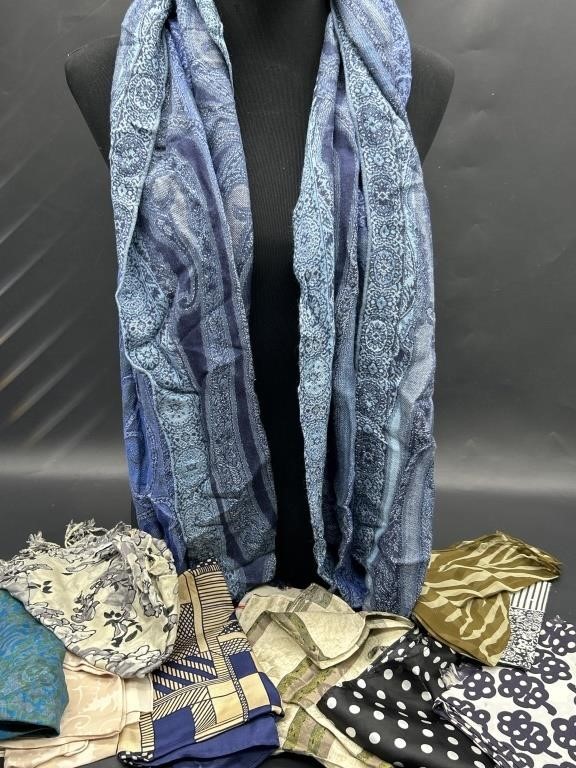 Selection of Ladies Scarves, as pictured