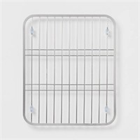 12.5x 10.5 Wire Sink Mat Silver - Brightroom