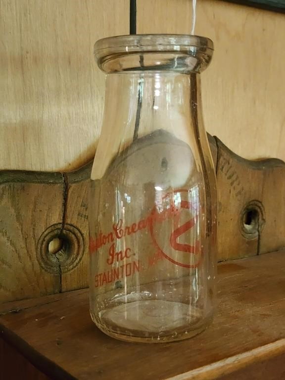 Vintage Staunton VA Creamery Bottle