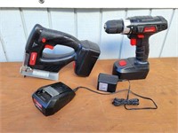 DRILL MASTER Drill & Reciprocating Saw & Charger