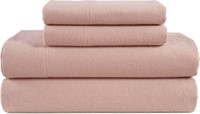 LANE LINEN 100% Cotton Flannel Sheets Set - King e