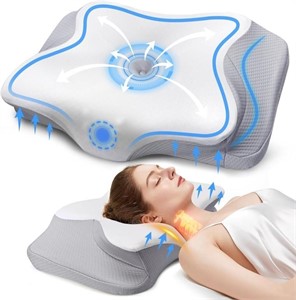 Muzsoul Cervical Pillow for Neck Pain Relief