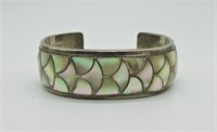 925 Mother of Pearl Cuff Bracelet