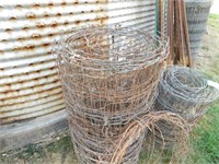 WOVEN AND BARB WIRE