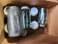 2 boxes of jars