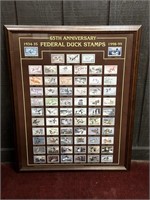 "65TH ANNIVERSARY FEDERAL DUCK STAMPS" INCLUDING