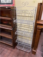 Silver Metal 4 Tier Bakers Rack