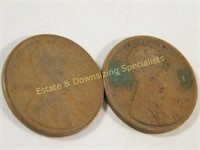 2 1917 S US Lincoln Pennies