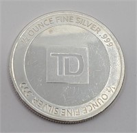 1/2 Silver Ounce TD Bank