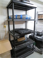 5 tier plastic shelving unit