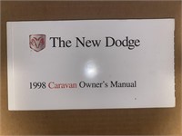 1998 Dodge CARAVAN Owner's Manual, etc