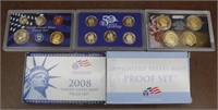 United States Mint Proof Sets 2007-09